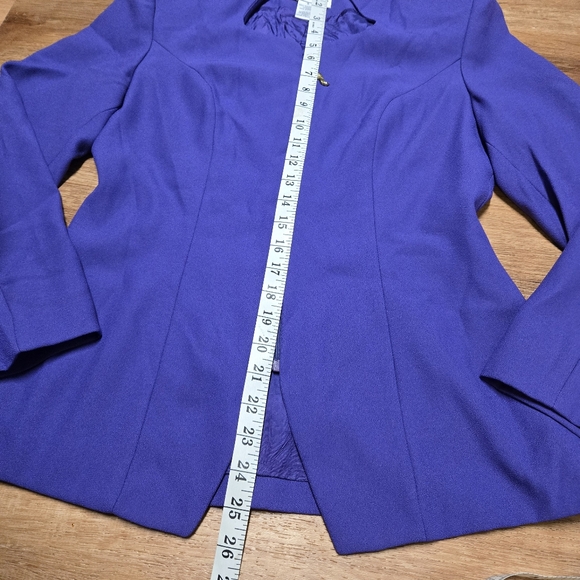 🇺🇸Vintage Gantos Purple Blazer Size 6 - Picture 5 of 6